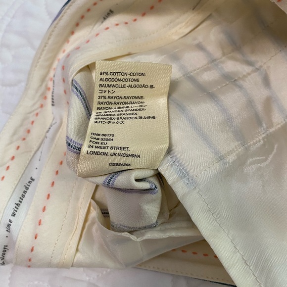 NWOT Anthropologie The Essential slim Trousers 0 - Picture 5 of 12